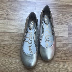 Gold Sam Edelman Francis Flats